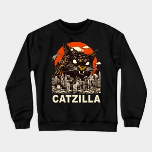 Kaiju Cat Monster - Catzilla Crewneck Sweatshirt